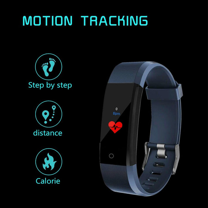 Advanced Waterproof Fitness Tracker Bracelet