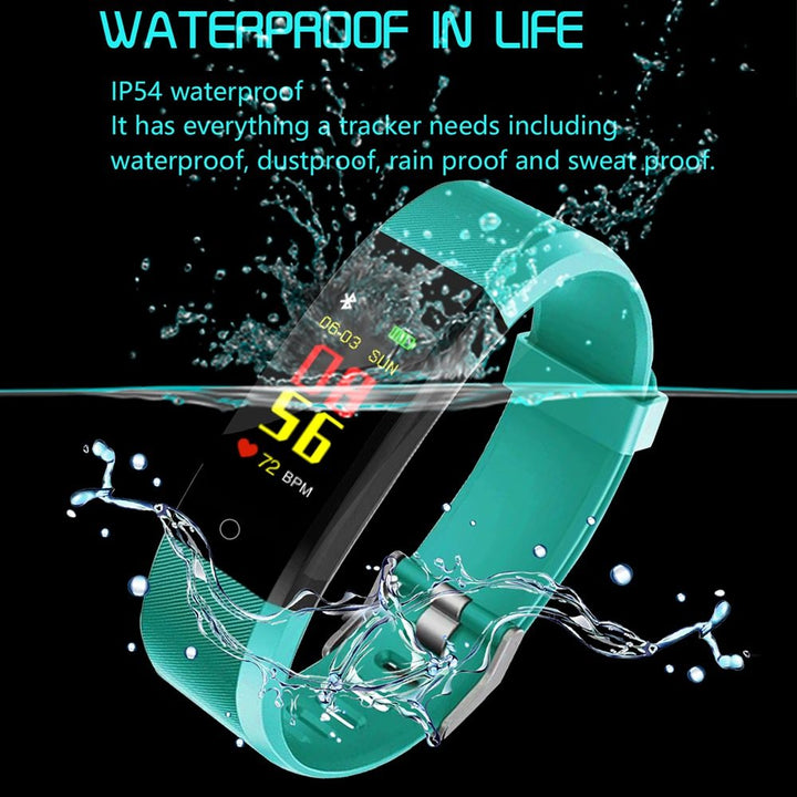 Advanced Waterproof Fitness Tracker Bracelet