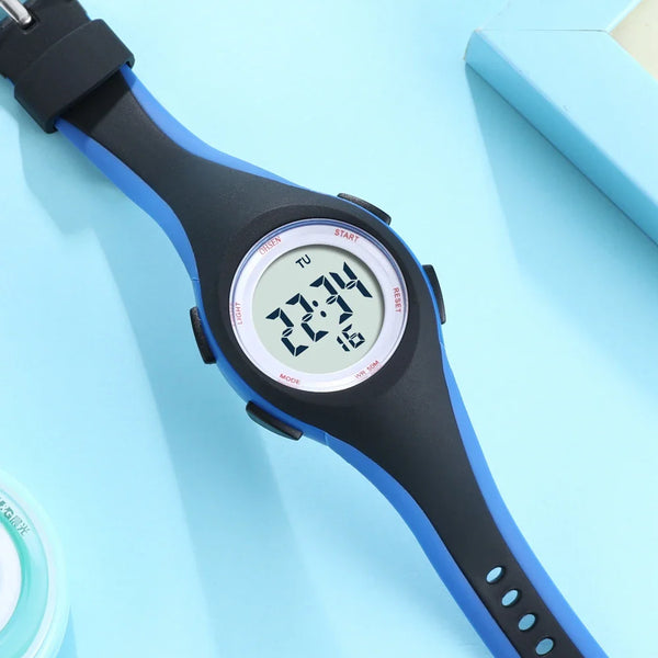 Kids' Colorful LED Digital Sports Watch - Waterproof & Fun