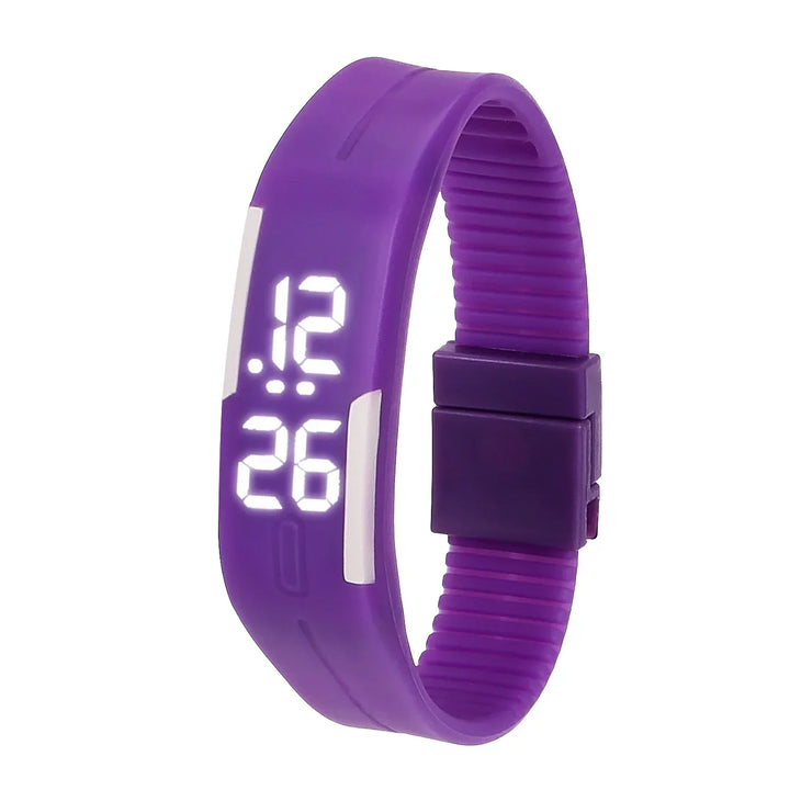 Colorful Silicone Strap Digital Watch