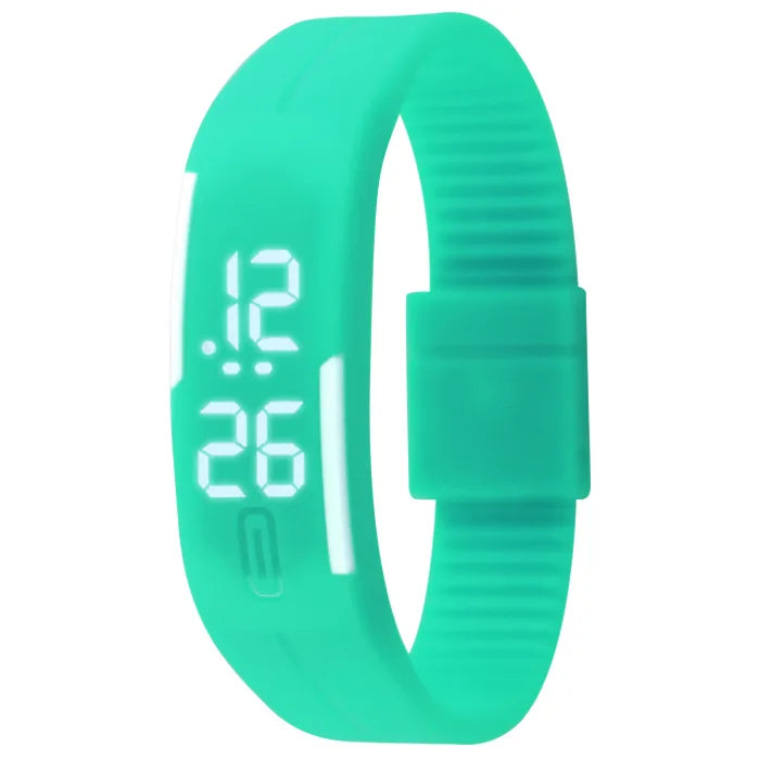 Colorful Silicone Strap Digital Watch