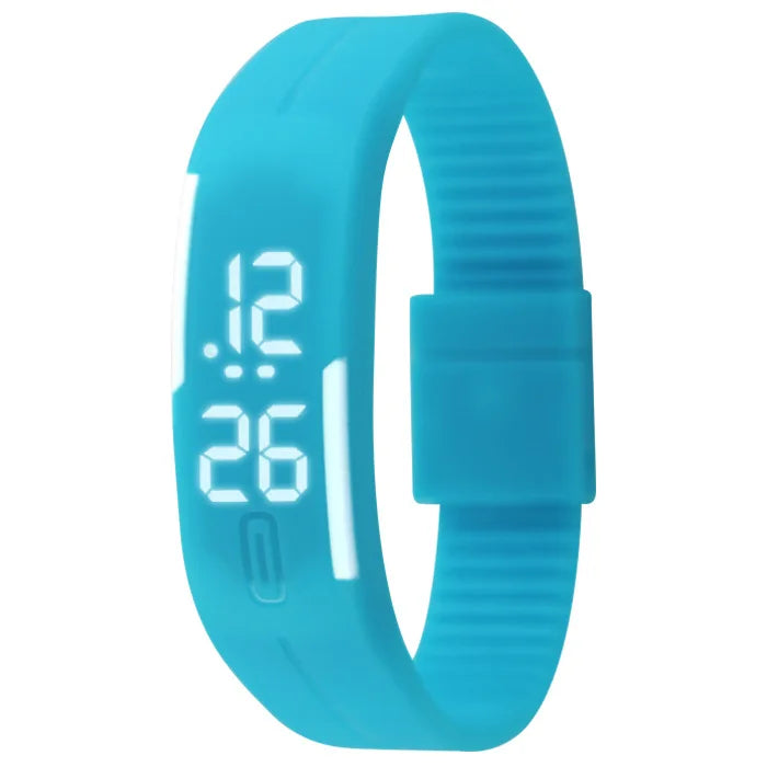 Colorful Silicone Strap Digital Watch