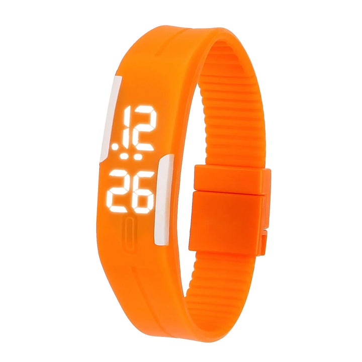 Colorful Silicone Strap Digital Watch