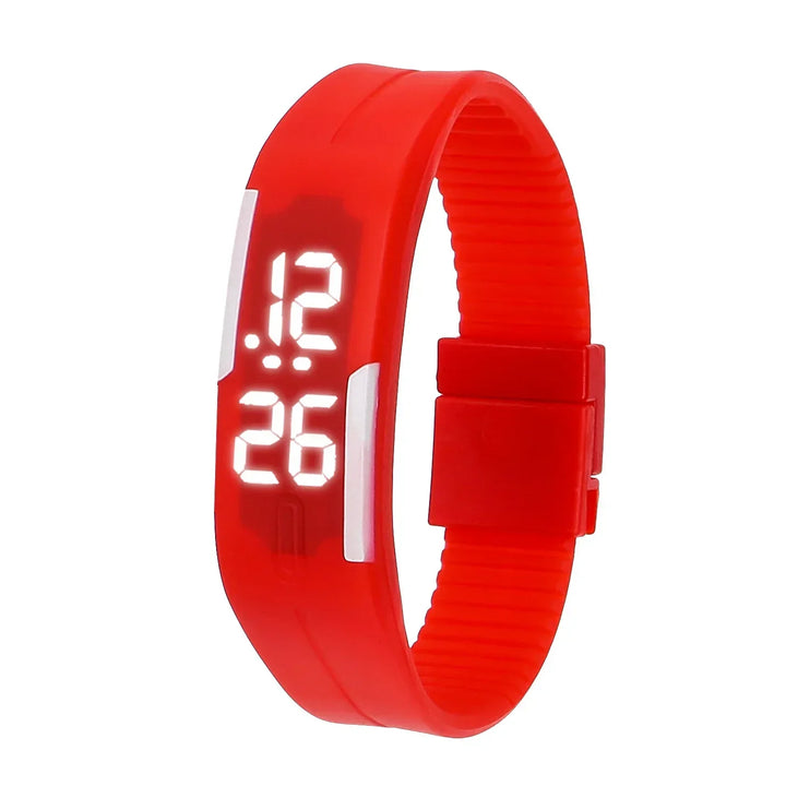 Colorful Silicone Strap Digital Watch