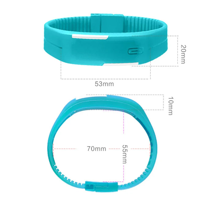 Colorful Silicone Strap Digital Watch