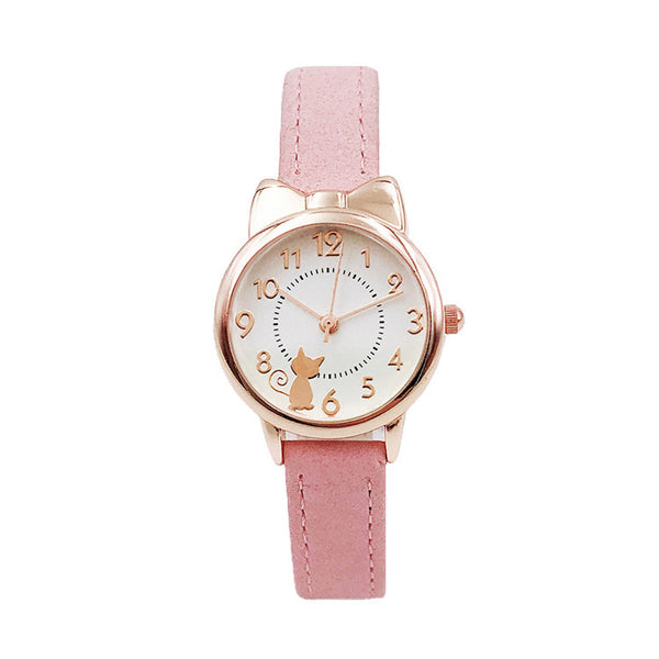 Waterproof Quartz Watch for Girls - Stylish & Durable, 10m Water Resistant